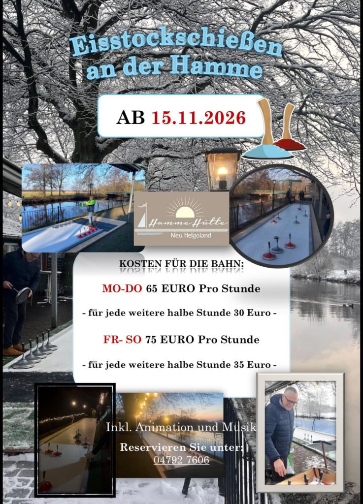 Eisstockschießen an der Hamme